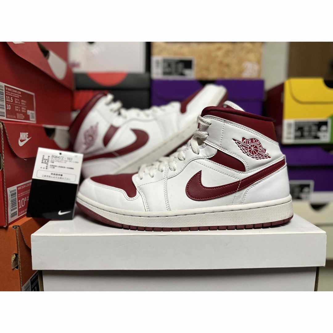 靴/シューズnike W Jordan 1 mid reverse Chicago