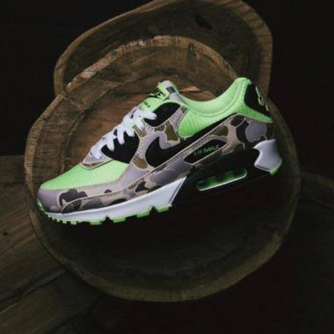 NIKE - nike airmax 90 リバースダックカモ ゴーストグリーンの通販 by ...