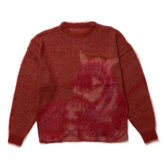 サノバチーズ(SON OF THE CHEESE)のson of the cheese HORSE MOHAIR (ORANGE)(ニット/セーター)