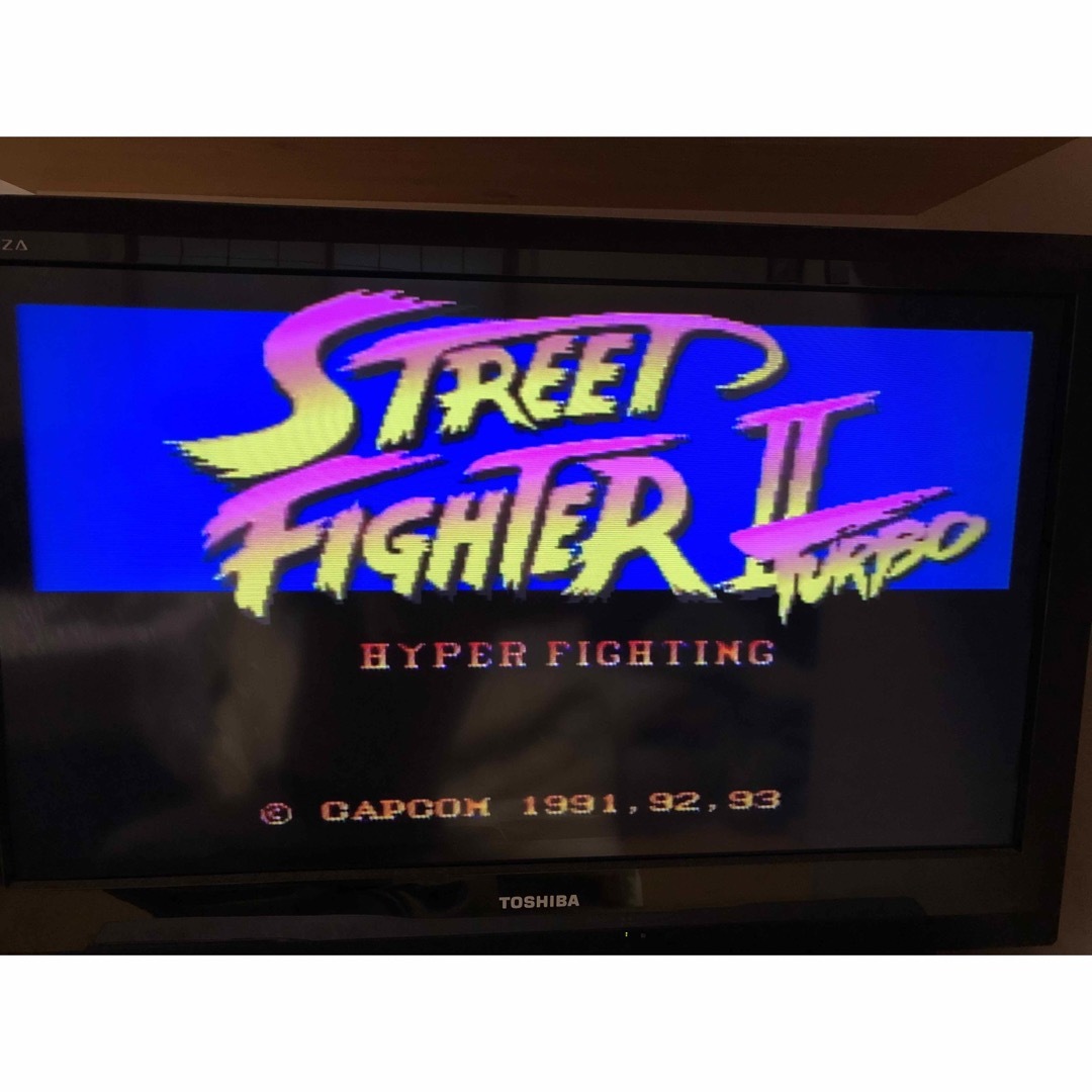 CAPCOM(カプコン)の【動作確認済】スーファミ　ストリートファイター3本セット エンタメ/ホビーのゲームソフト/ゲーム機本体(携帯用ゲームソフト)の商品写真