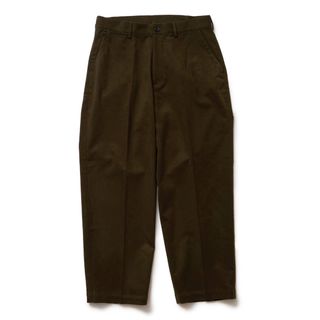 サノバチーズ(SON OF THE CHEESE)のSON OF THE CHEESE SUEDE WIDE PANTS GREEN(スラックス)