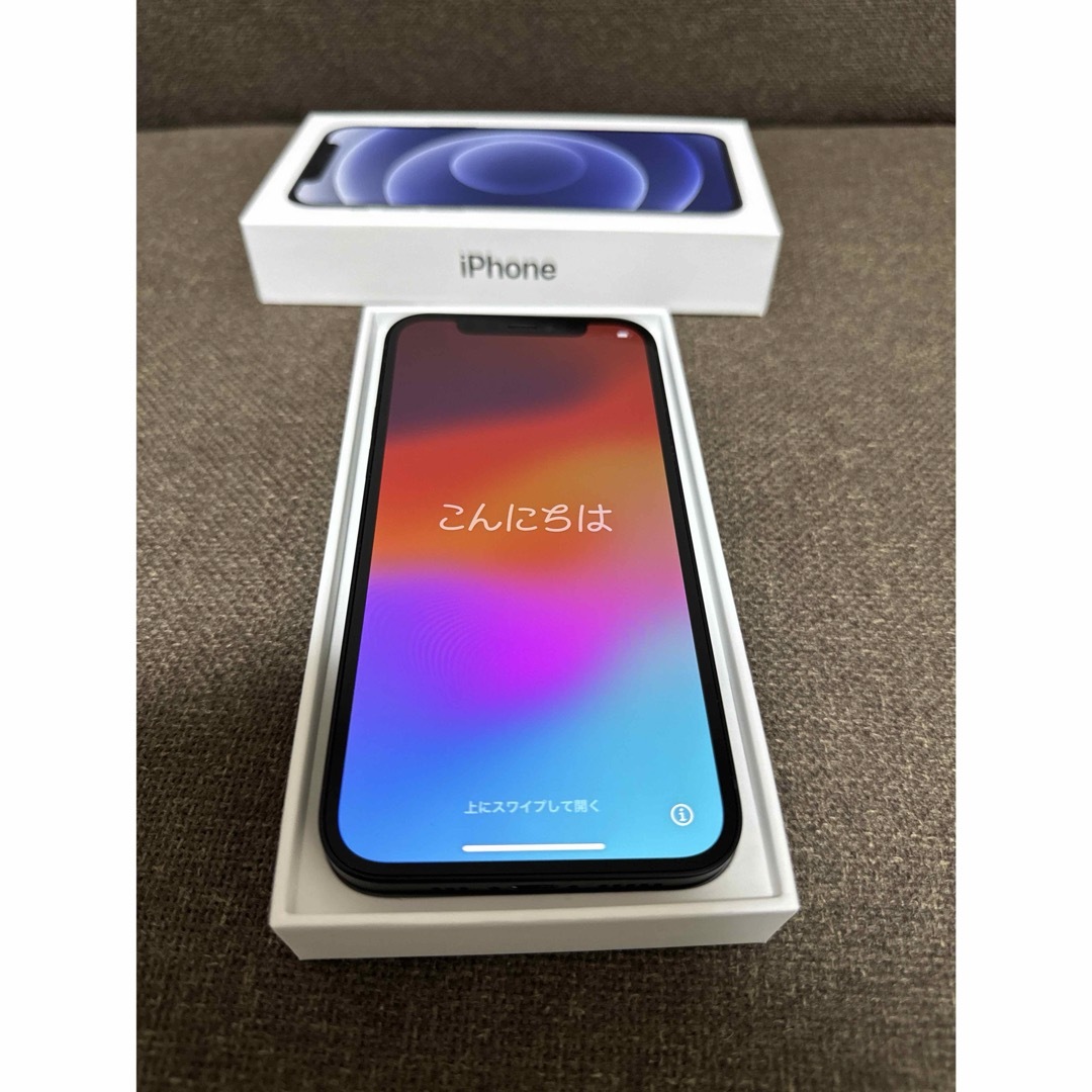 iPhone - ☆極美品 iPhone 12 128GB ブラックApple SIMフリーの通販 by