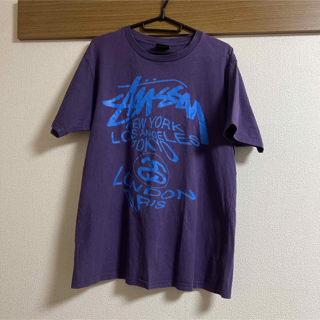 美品　ステューシー　ロゴ　半袖　Tシャツ