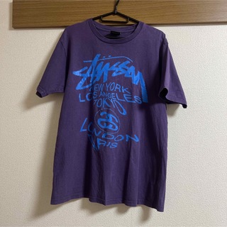 ステューシー Tシャツ・カットソー(メンズ)（パープル/紫色系）の通販 ...