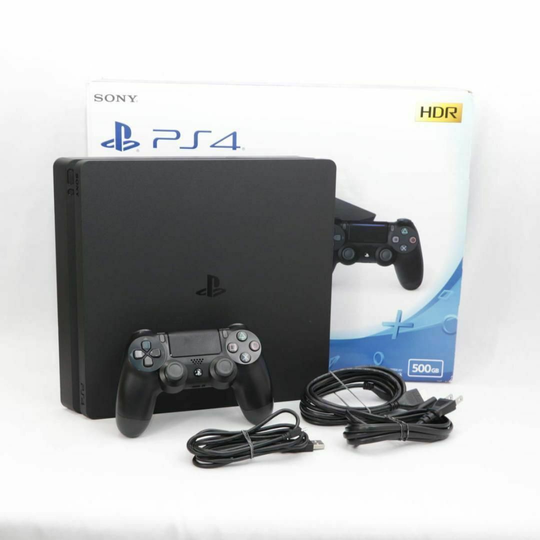 PS4 本体 ジェット・ブラック 500GB CUH-2100A…-