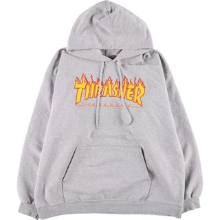 スラッシャー(THRASHER)の古着 00年代 スラッシャー THRASHER スウェットプルオーバーパーカー メンズXL /eaa385290(スウェット)