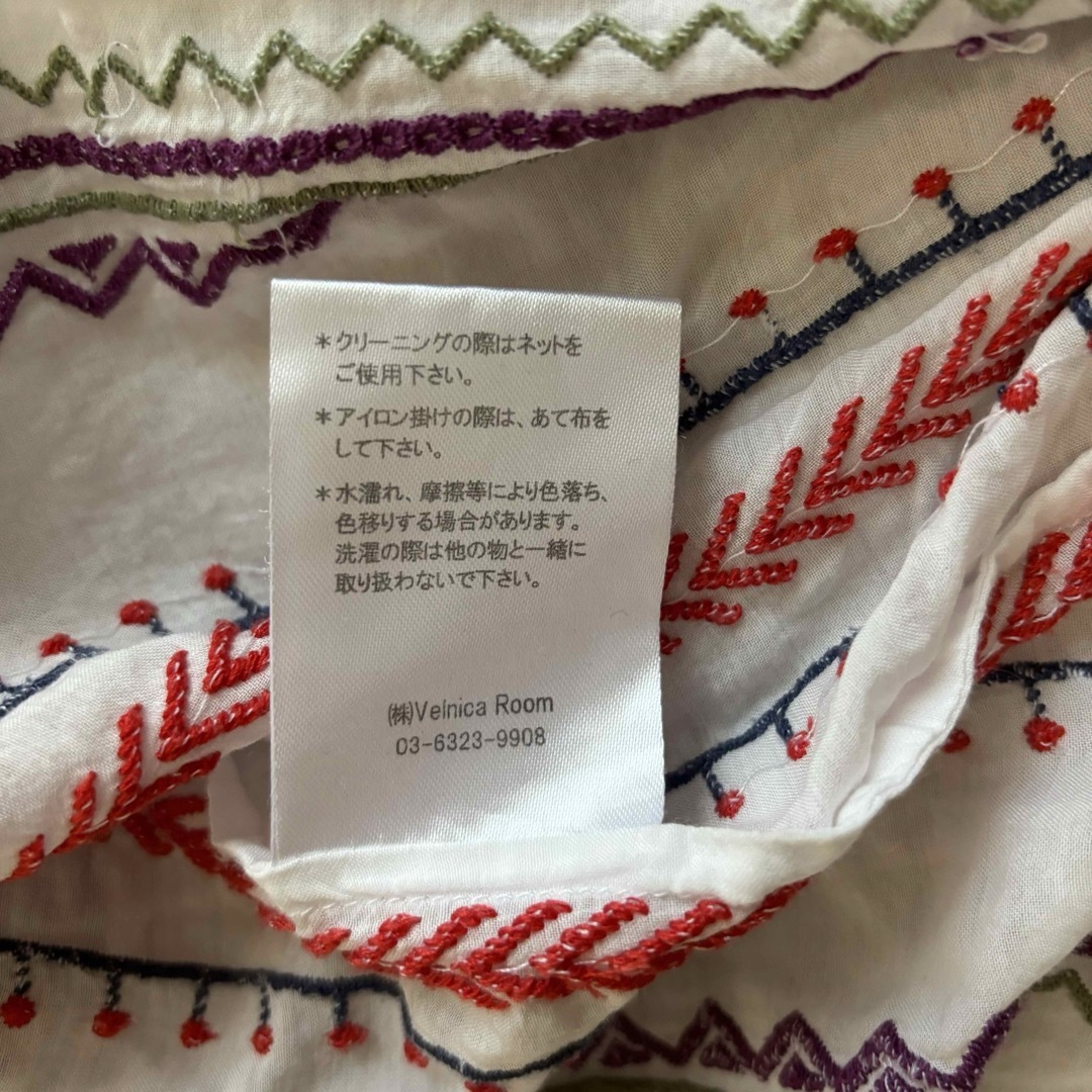 velnica × 神崎恵 コラボ 総刺繍 オフショルダー ワンピース