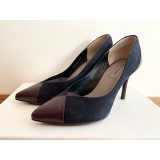 Odette e Odile オデット エ オディール パンプス 24cm 紺系