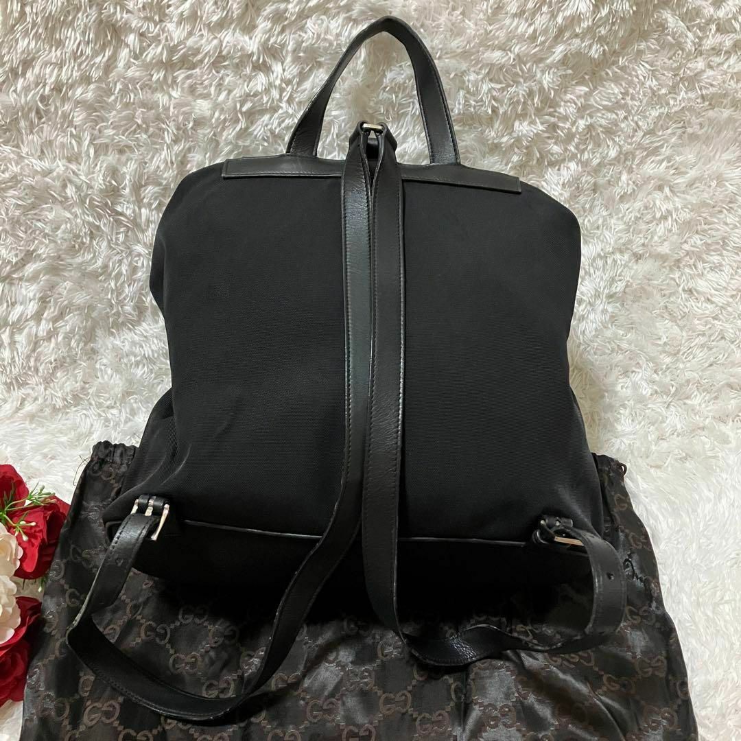 Gucci - 袋付き GUCCI グッチ ジャッキー リュック ナイロン レザー