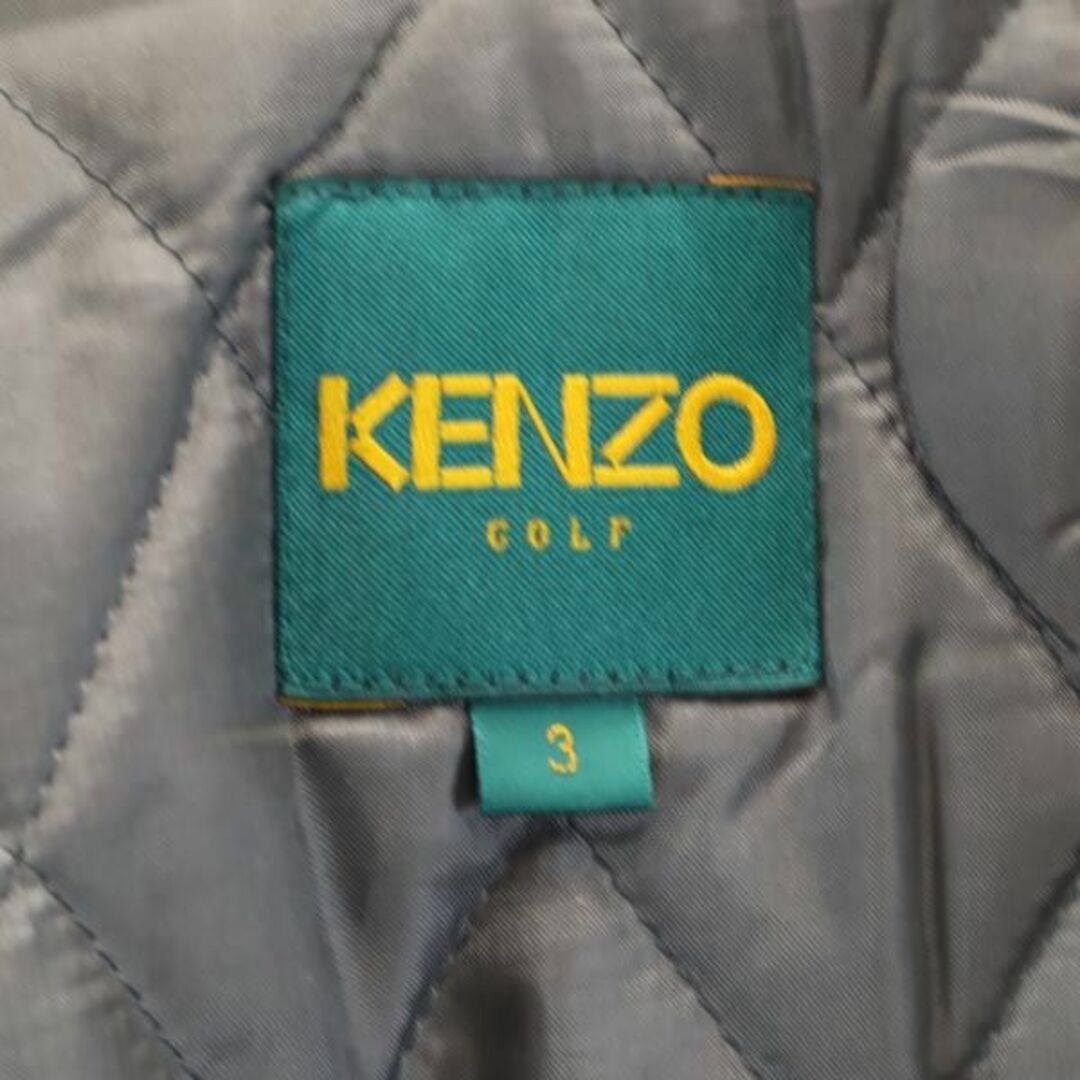 ケンゾー 90s ロング オールド ゴルフ コート 3 ブラック KENZO GOLF メンズ 古着 【231024】