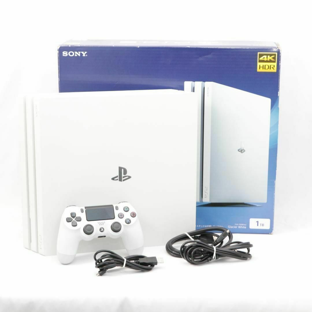 SONY PS4 pro 本体 グレイシャーホワイト CUH-7200 1TB | フリマアプリ ラクマ