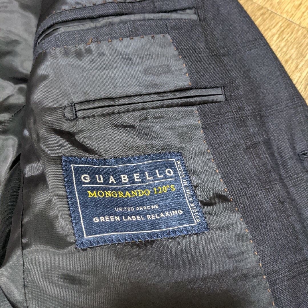イタリア製5.9 GUABELLO × GLR ウールセットアップスーツ M-
