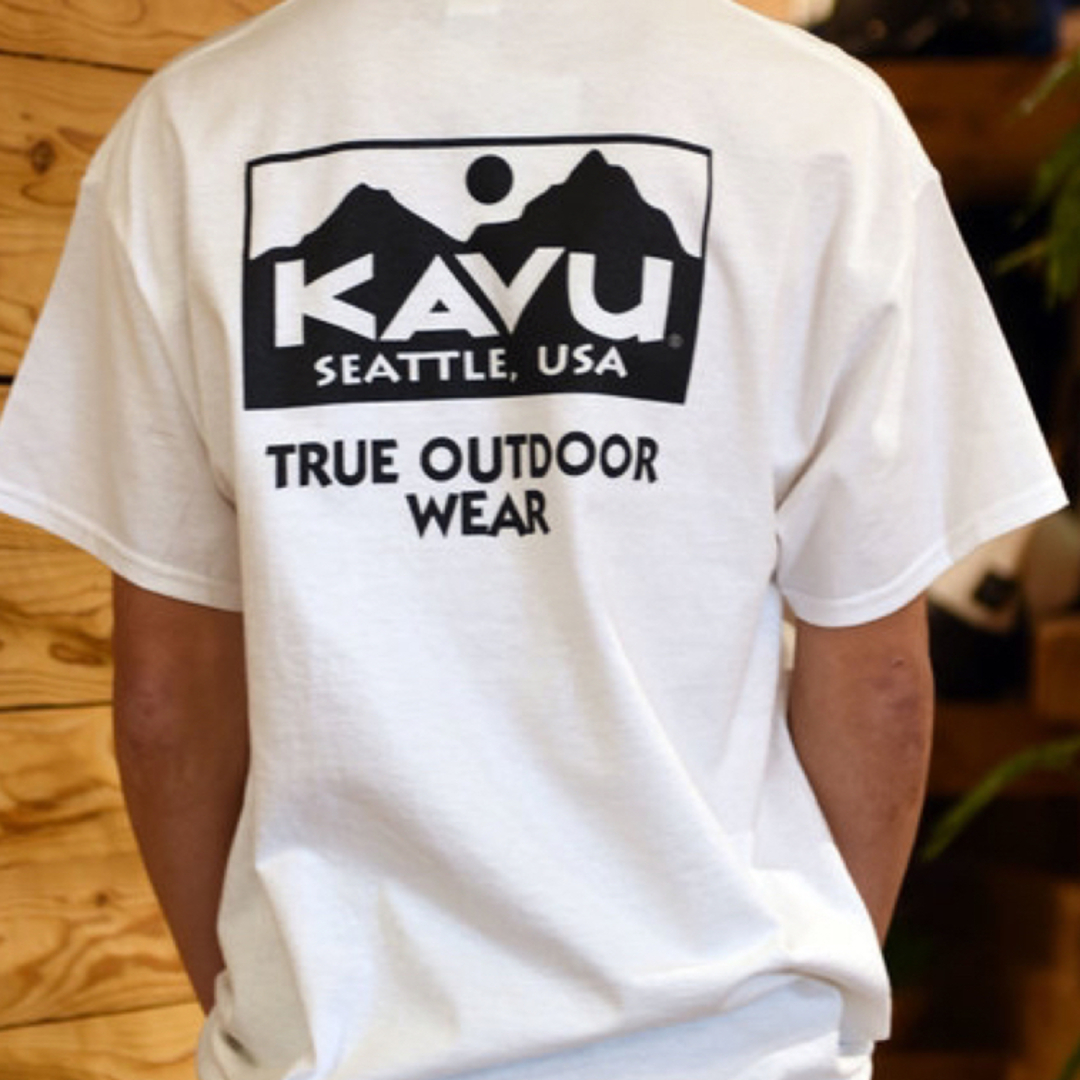 KAVU(カブー)のkavu カブー TRUE LOGO バックプリントTシャツ 2枚 メンズのトップス(Tシャツ/カットソー(半袖/袖なし))の商品写真