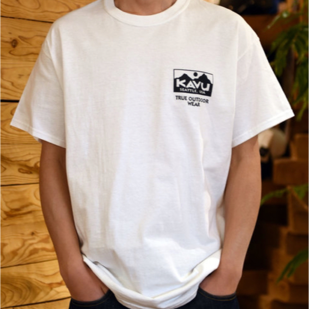 KAVU(カブー)のkavu カブー TRUE LOGO バックプリントTシャツ 2枚 メンズのトップス(Tシャツ/カットソー(半袖/袖なし))の商品写真