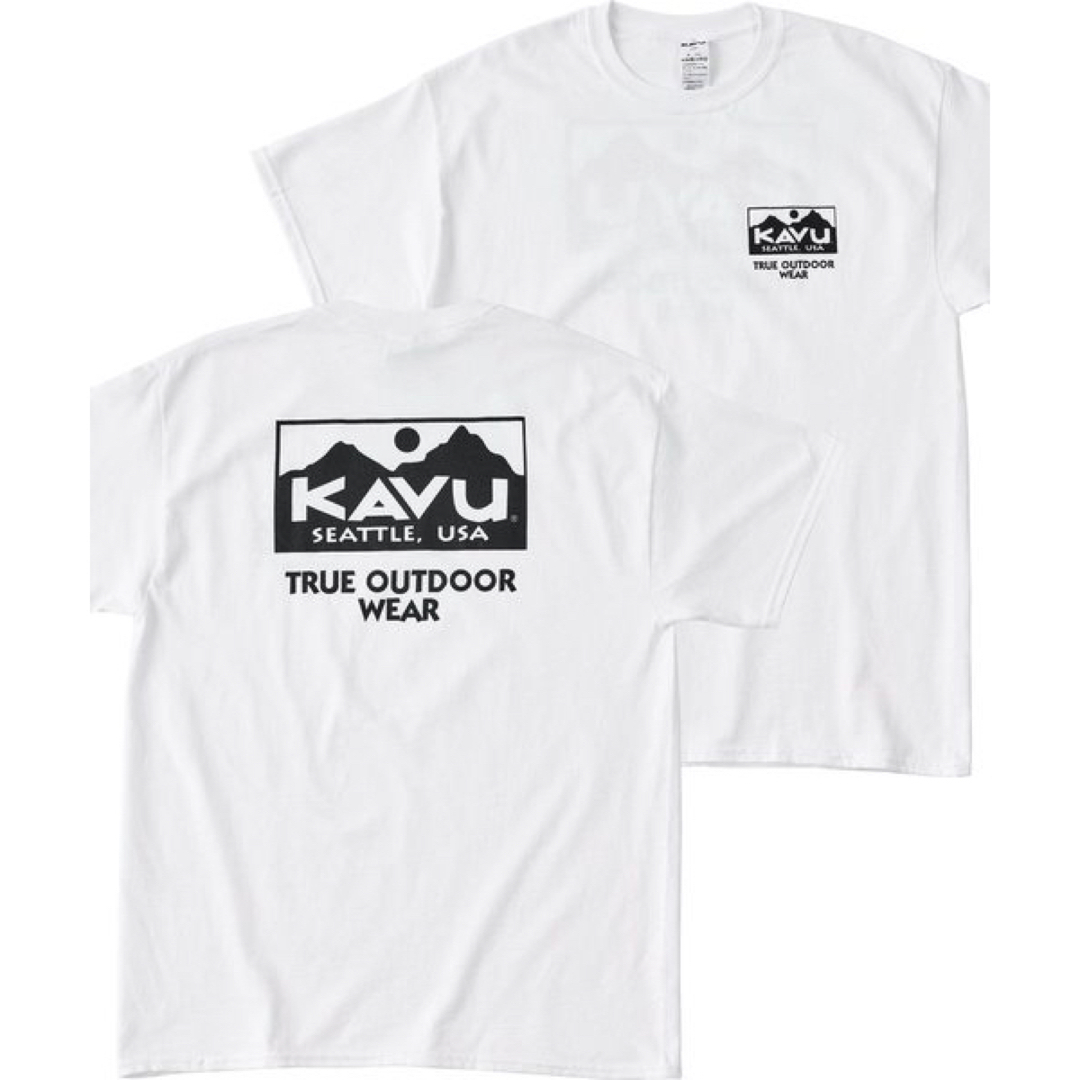 KAVU(カブー)のkavu カブー TRUE LOGO バックプリントTシャツ 2枚 メンズのトップス(Tシャツ/カットソー(半袖/袖なし))の商品写真