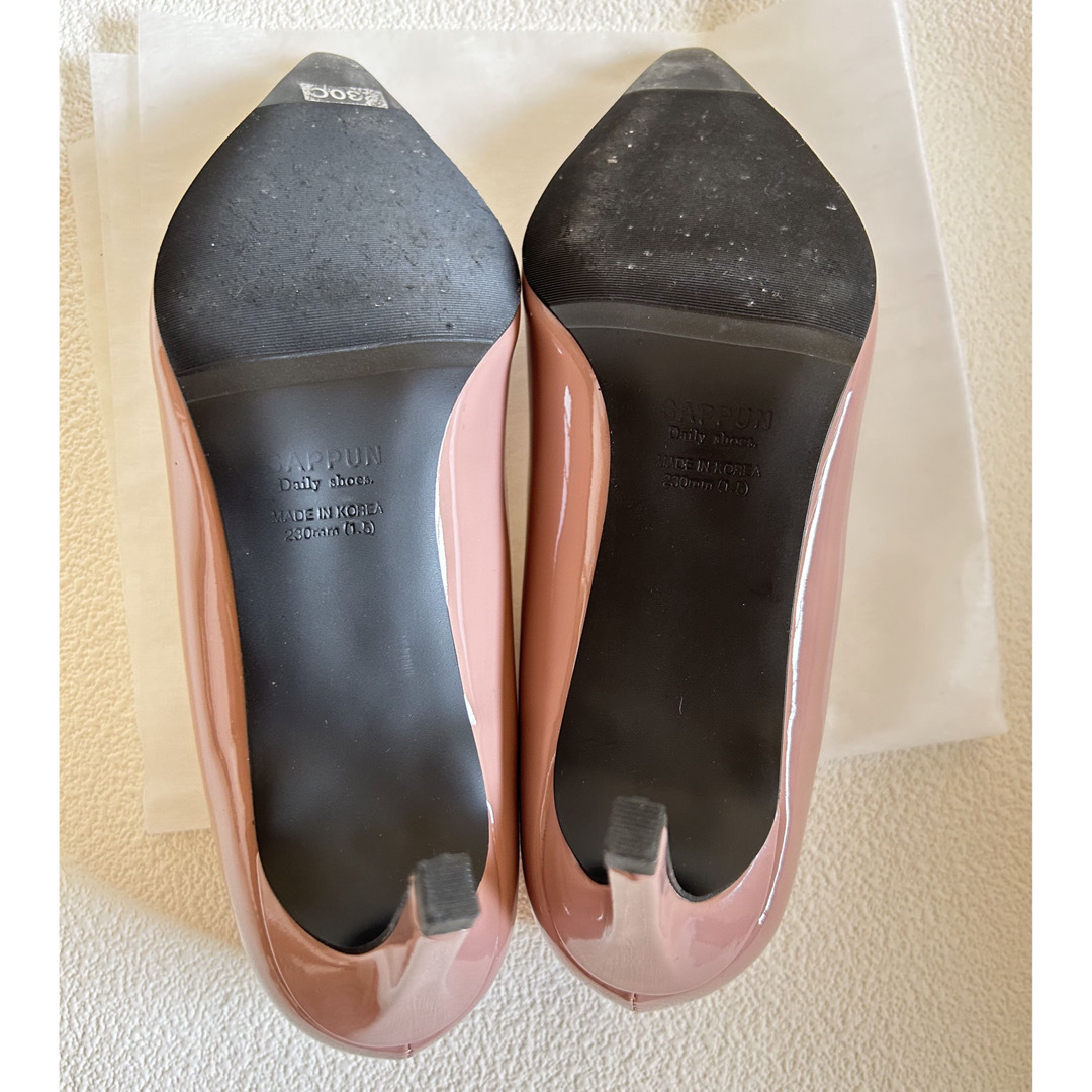 dholic(ディーホリック)の[新品] SAPPUN エナメル ピンク パンプス お値下げしました レディースの靴/シューズ(ハイヒール/パンプス)の商品写真