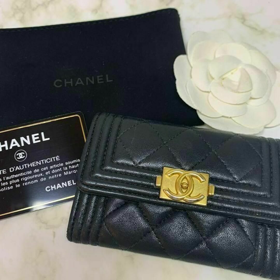 【正規品・美品】CHANEL ボーイシャネル カードケース コインケース 名刺