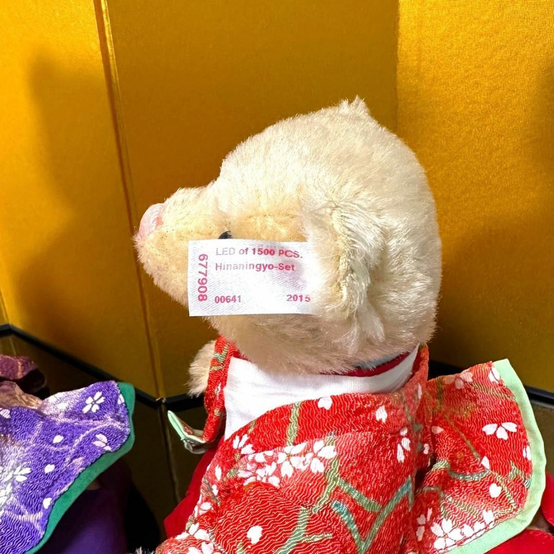 Steiff - 【未使用】Steiff テディベア ひな人形 2体セット1500体限定