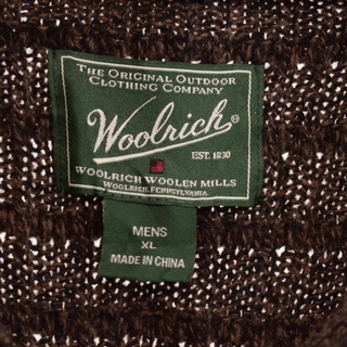 ウールリッチ WOOLRICH ウールニットハーフジップセーター メンズXL /eaa365975