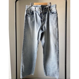 size1 COMOLI BLEACH DENIM コモリ ブリーチ　デニム