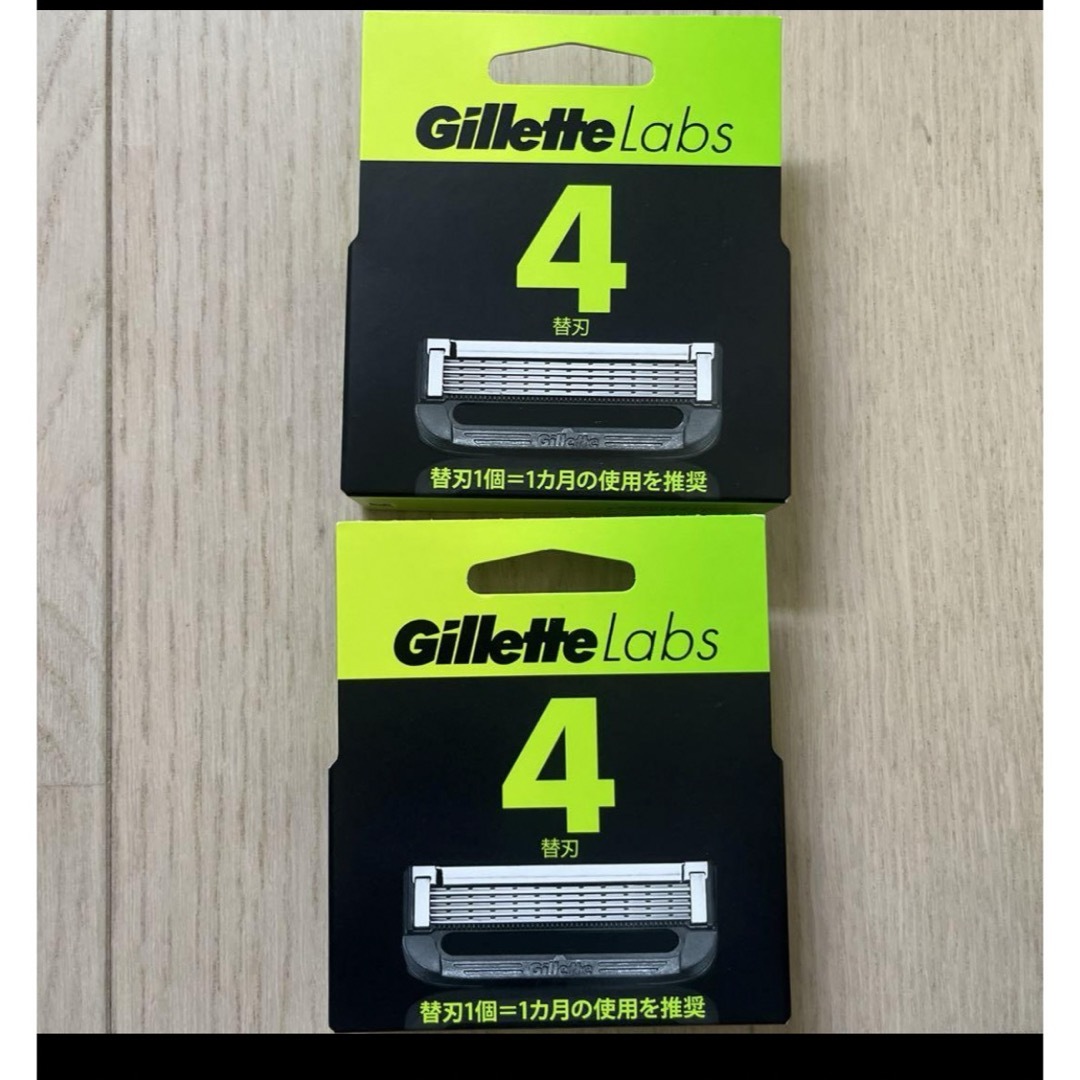 Gillette ジレットラボ 角質除去バー搭載 替刃 4個入り　2箱