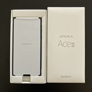 ソニー(SONY)のXperia Ace III 64GB ブルー ワイモバイル Y!mobile(スマートフォン本体)