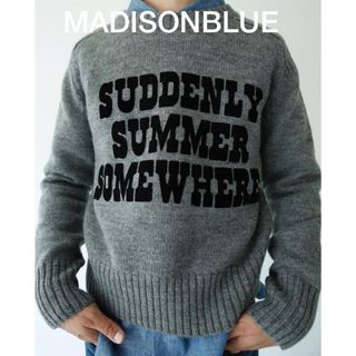 マディソンブルー(MADISONBLUE)の【MADISONBLUE】PRINTED SWEATER BRITISHWOOL(ニット/セーター)