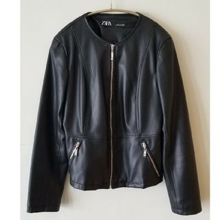 ZARA woman ラムレザーライダースジャケット S 1回着