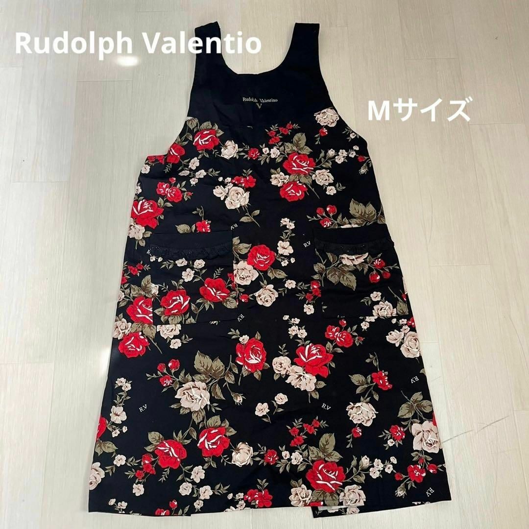 Rudolph Valentino(ルドルフヴァレンチノ)のルドルフヴァレンチノ　エプロン　薔薇柄　Rudolph Valentino その他のその他(その他)の商品写真