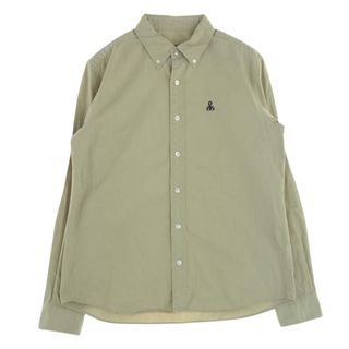 ソフネット(SOPHNET.)のSOPHNET. ソフネット 長袖シャツ 19SS SOPH-190007 STANDARD COTTON TWILL B.D スタンダード コットンツイル ボタンダウン 長袖 シャツ ベージュ系 M【中古】(シャツ)