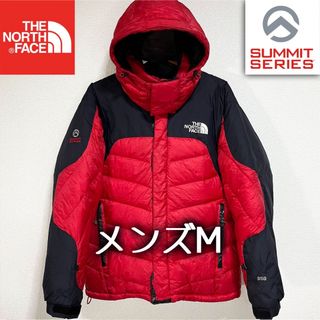 ザノースフェイス(THE NORTH FACE)の良品特価 ノースフェイス バルトロジャケット メンズM サミットシリーズ 黒赤(ダウンジャケット)