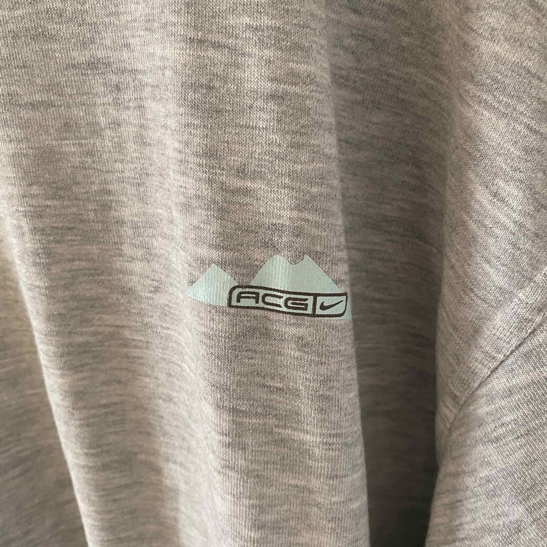NIKE(ナイキ)の00sNIKEACGナイキエィシージーロンtシャツメンズ長袖グレー灰XL メンズのトップス(Tシャツ/カットソー(七分/長袖))の商品写真