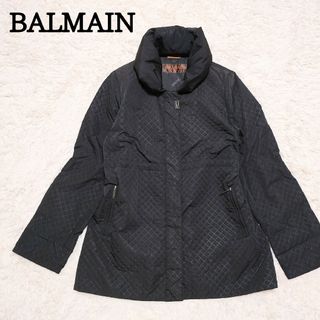 BALMAIN - BALMAIN バルマン キルティングジャケット 襟元ダウン 裏地