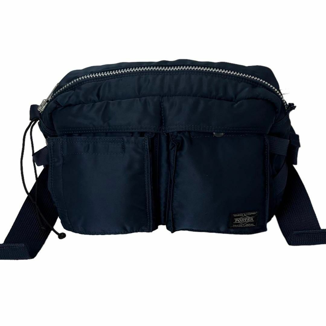 HEADPORTER(ヘッドポーター)の0122 HEAD PORTER TANKER WAIST BAG NAVY メンズのバッグ(ウエストポーチ)の商品写真