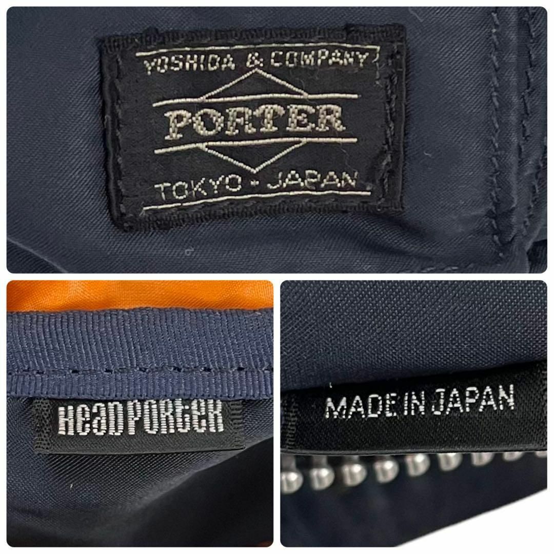 HEADPORTER(ヘッドポーター)の0122 HEAD PORTER TANKER WAIST BAG NAVY メンズのバッグ(ウエストポーチ)の商品写真