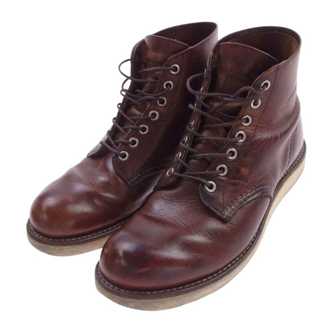 RED WING レッドウィング ブーツ 9111 CLASSIC ROUND クラシック ラウンド ワーク ブーツ ブラウン系 US8