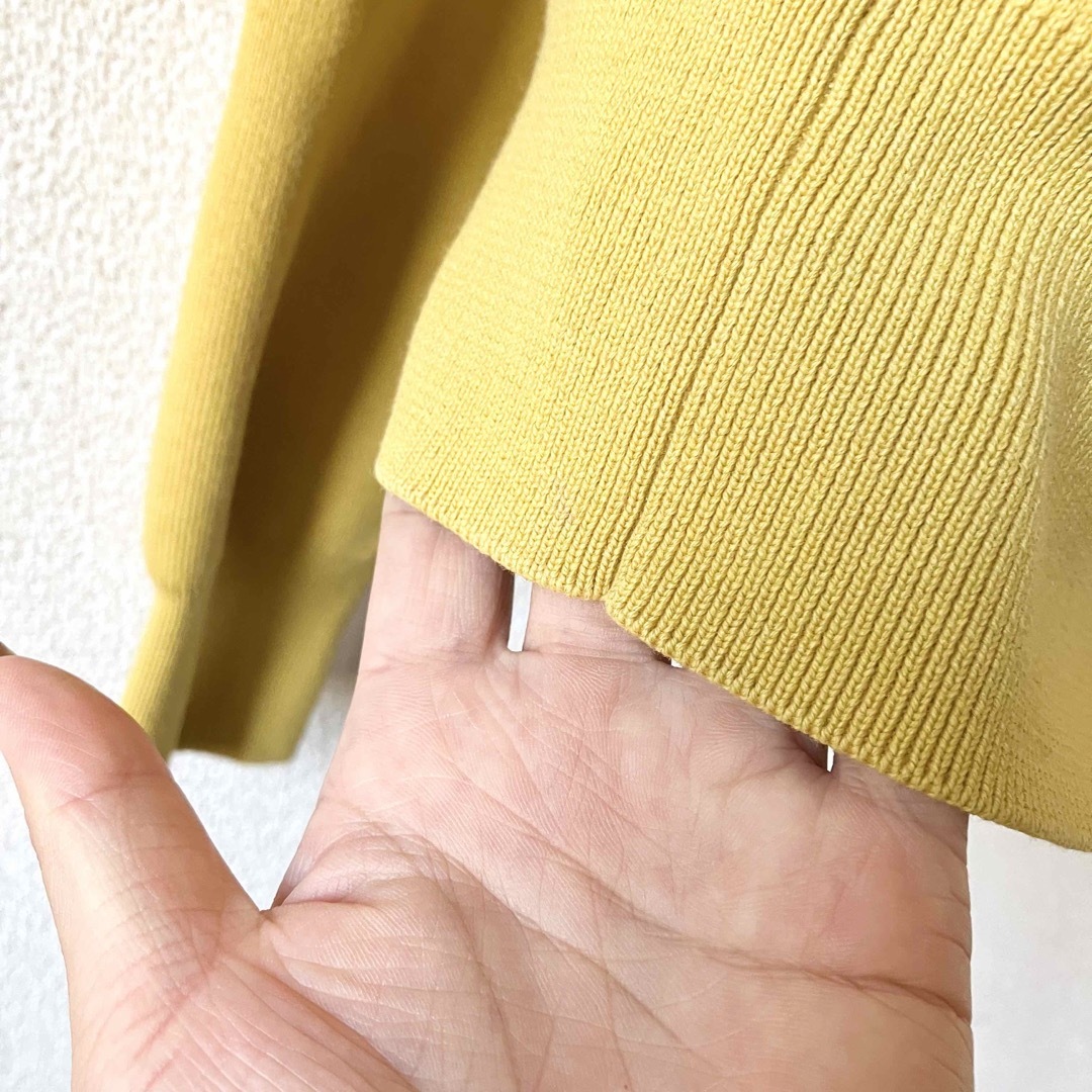 CABaN コットンカシミヤプルオーバーパーカ M イエロー-
