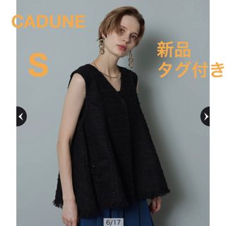 マイストラーダ(Mystrada)のminny様専用　CADUNE ≪川上桃子さんコラボ≫フレアジレ S 黒(ベスト/ジレ)