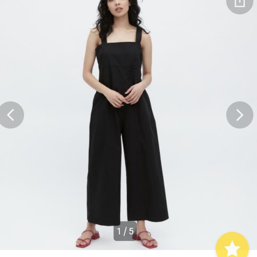 UNIQLO(ユニクロ)のユニクロ　リネンブレンドサロペット レディースのワンピース(その他)の商品写真