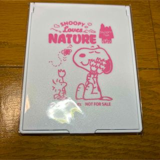 スヌーピー(SNOOPY)の【新品】スヌーピー　ノベルティ　折りたたみミラー(ミラー)