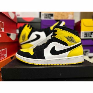 ジョーダン(Jordan Brand（NIKE）)のjordan1 mid "Tour yellow" ツアーイエロー(スニーカー)