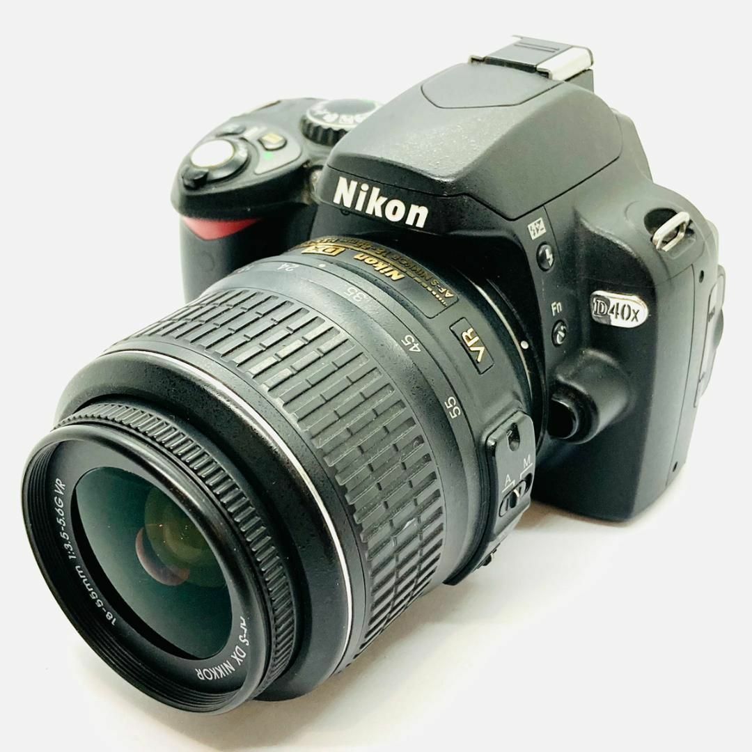 Nikon - 【C3619】ショット数極小 8,491枚☆ NIKON D40x + レンズの