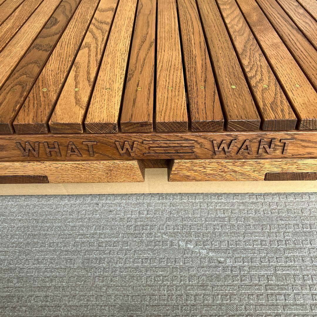 WHAT WE WANT ナラ WWW_EXTENSIONTABLE OAK