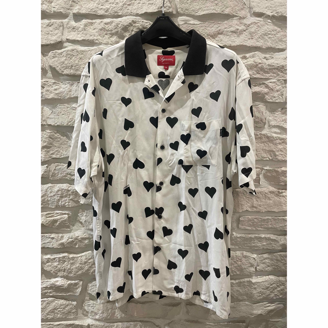 supreme 17ss Hearts Rayon Shirt XL | フリマアプリ ラクマ