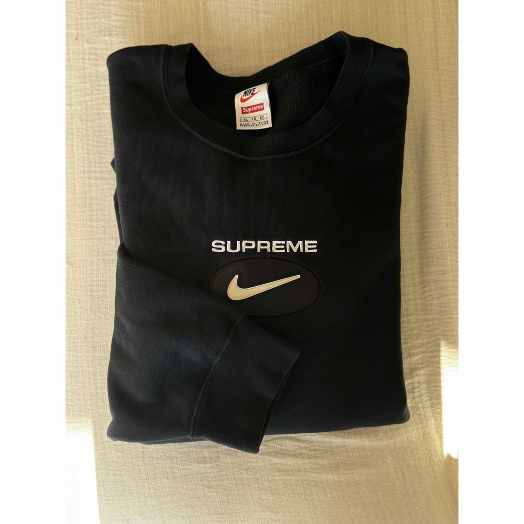 Nike × Supreme コラボ 長袖 トレーナー 入手困難 XL ブラック