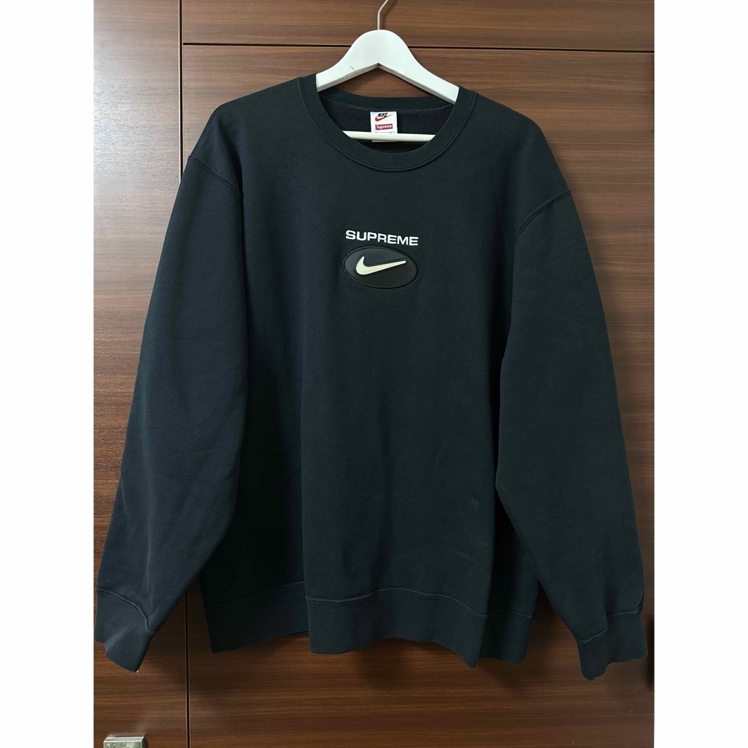 Nike × Supreme コラボ 長袖 トレーナー 入手困難 XL ブラック | フリマアプリ ラクマ