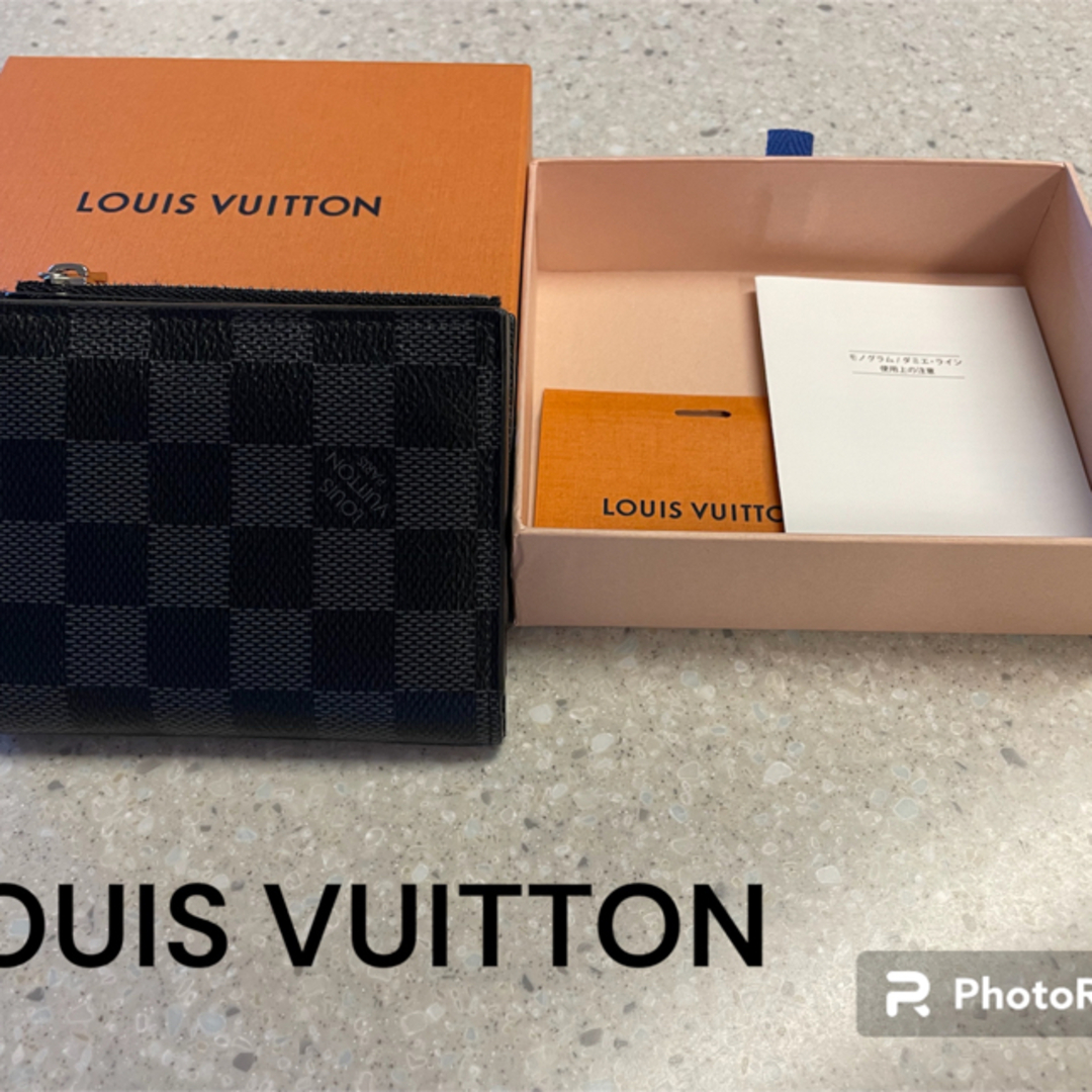 値下げルイヴィトン　LOUIS VUITTON 財布　ダミエ　廃番稀少品　超美品 | フリマアプリ ラクマ