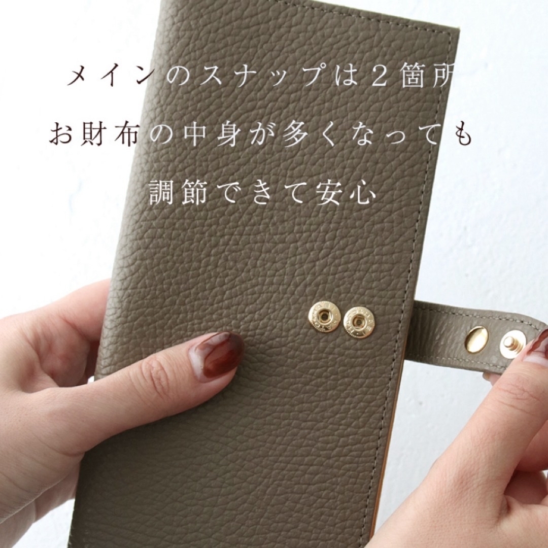 日本製本革 doracoluv Teffy スリムウォレット レディースのファッション小物(財布)の商品写真