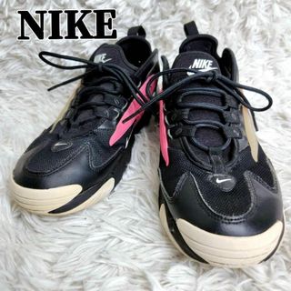 ナイキ(NIKE)のNIKE ZOOM 2K スニーカー　チャイナローズ　ピンク×ブラック　23㎝(スニーカー)