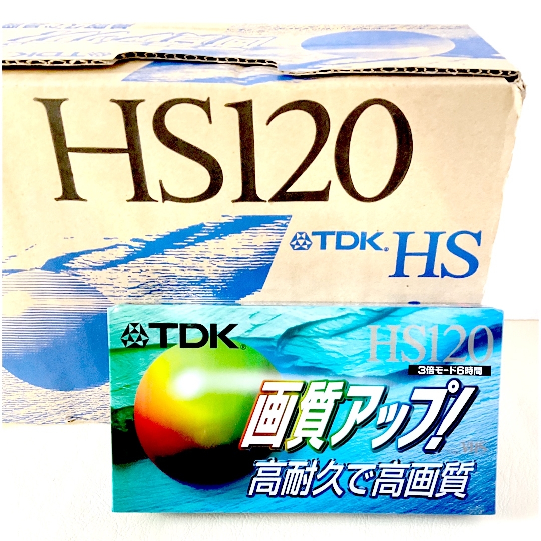 TDK(ティーディーケイ)のビデオテープ　未使用　まとめ売り　9本 スマホ/家電/カメラのテレビ/映像機器(その他)の商品写真